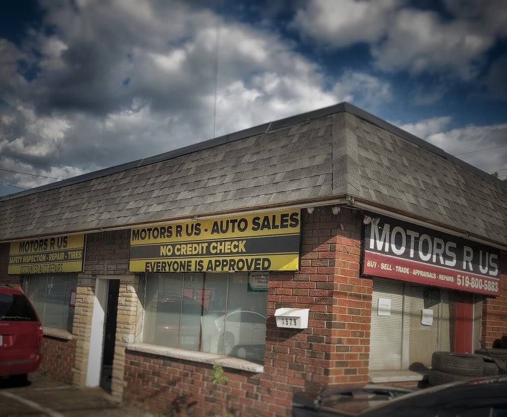 MOTORS R US | 1579 Tecumseh Rd W, Windsor, ON N9B 1T9, Canada | Phone: (519) 800-5883