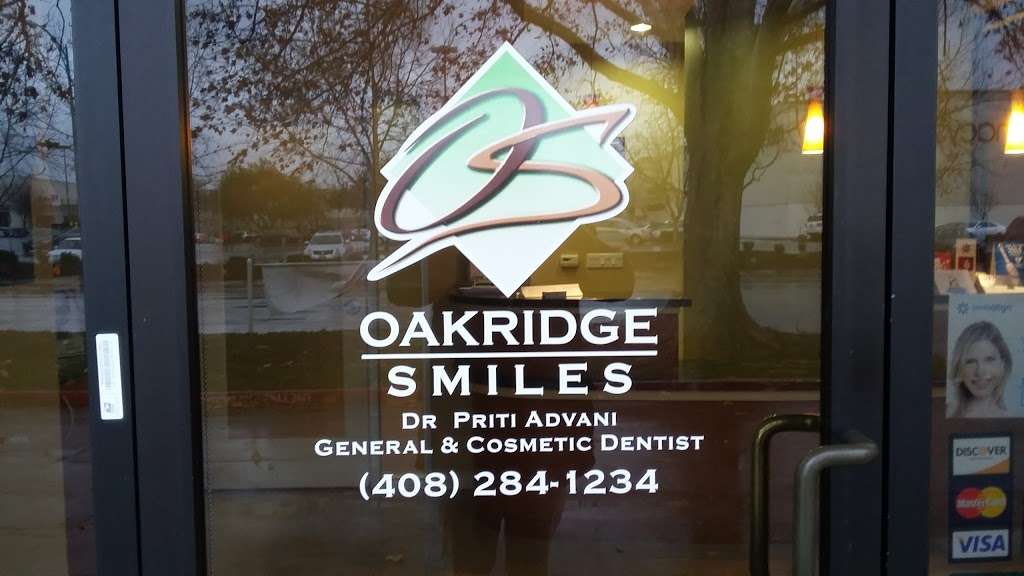 Oakridge Smiles, Priti Advani, DDS | 5406 Thornwood Dr, San Jose, CA 95123, USA | Phone: (408) 284-1234