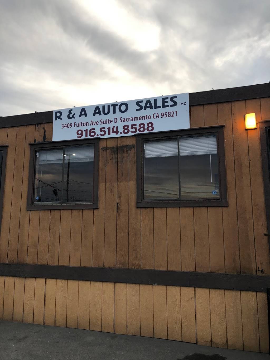 R & A Auto Sales | 3409 Fulton Ave D, Sacramento, CA 95821, USA | Phone: (916) 514-8588