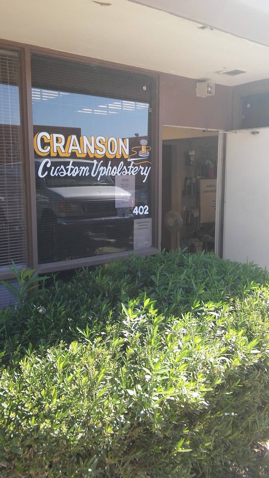 Cranson Custom Upholstery | Priest Business Park, 2127 S Priest Dr #402, Tempe, AZ 85282, USA | Phone: (480) 967-6960