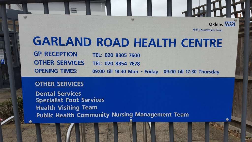 Garland Road Clinic (NHS) | 2AE, 2 Garland Rd, Plumstead, London SE18 2SB, UK | Phone: 020 8305 7639