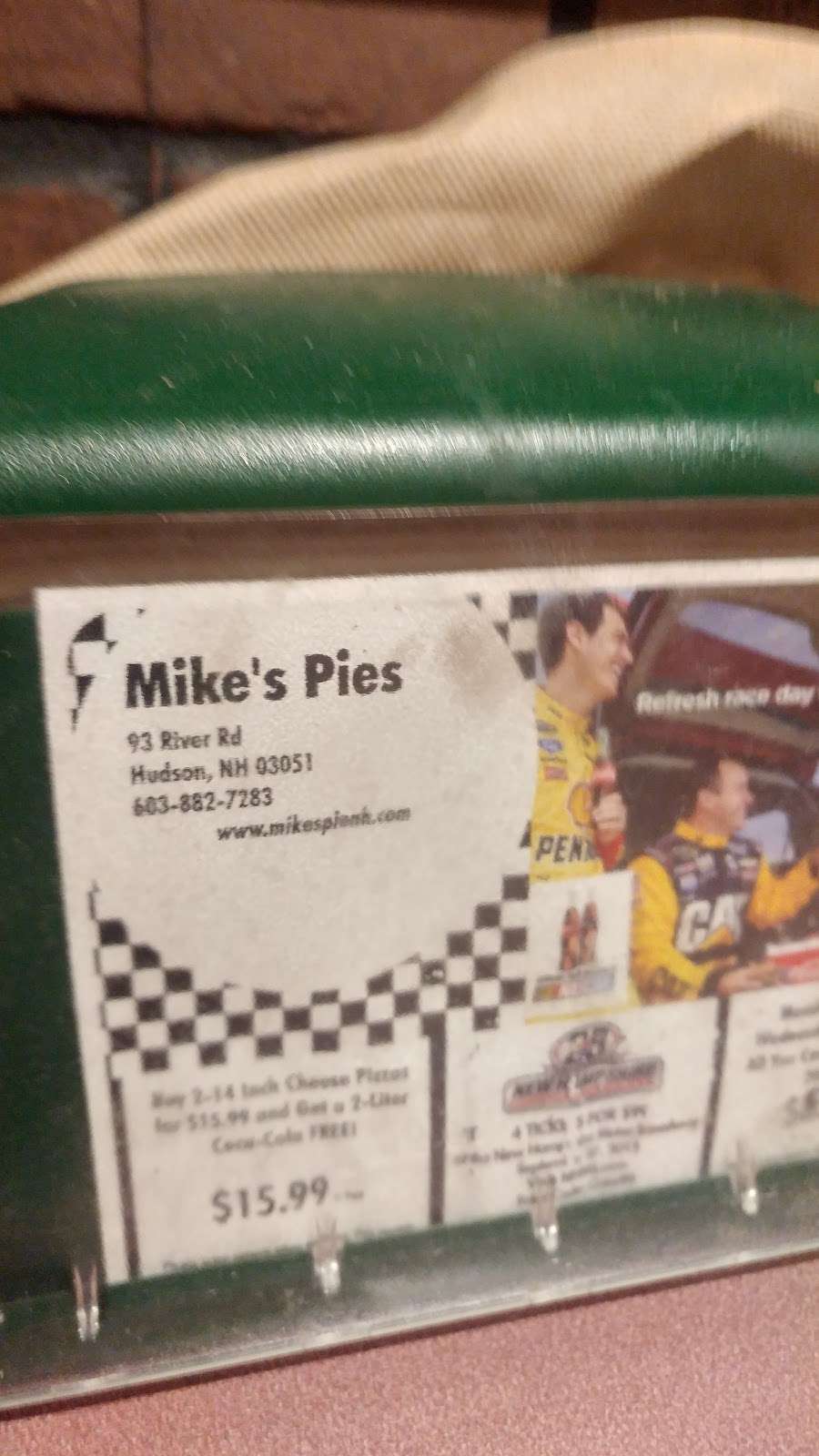 Mikes Pie | 93 River Rd, Hudson, NH 03051, USA | Phone: (603) 882-7283