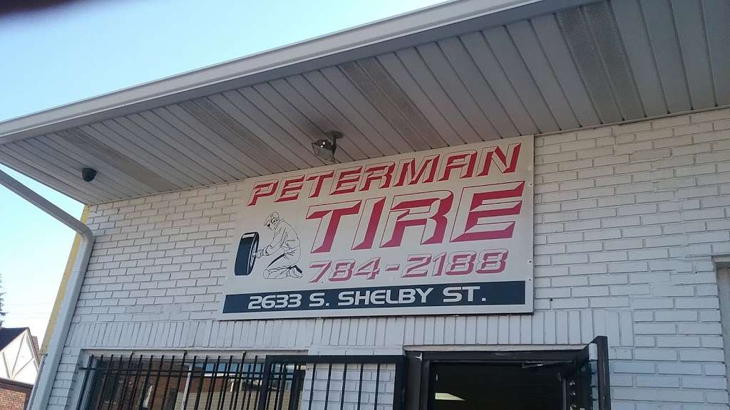 Petermans Tire Center | 2633 Shelby St, Indianapolis, IN 46203, USA | Phone: (317) 784-2188