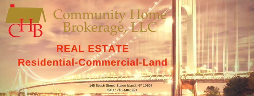 Community Home Brokerage | 145 Beach St, Staten Island, NY 10304, USA | Phone: (718) 448-1991