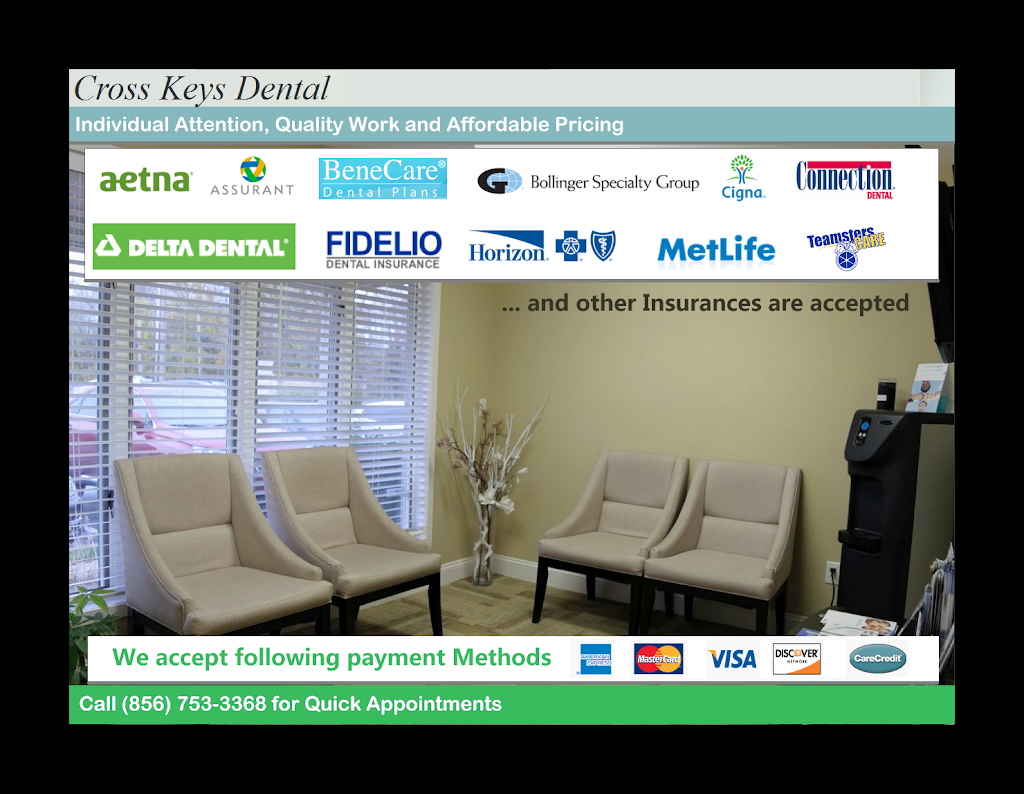 Cross Keys Dental | 175 Berlin - Cross Keys Rd #101a, Berlin, NJ 08009, USA | Phone: (856) 753-3368