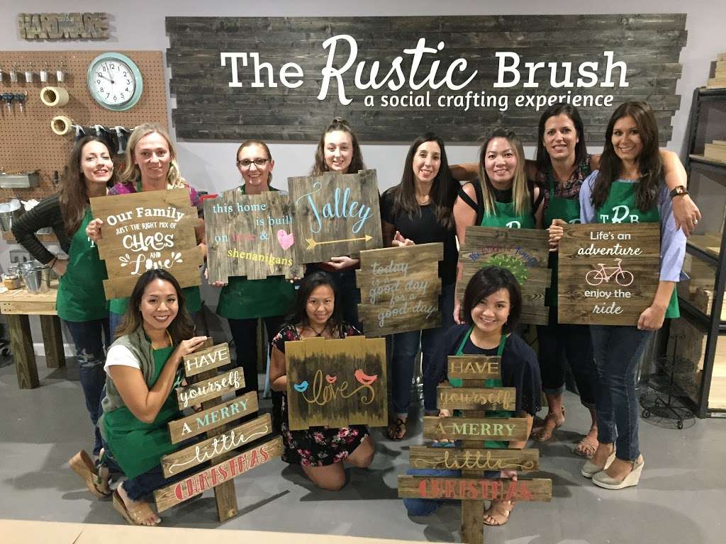 The Rustic Brush | 11605 S Fry Rd #102, Fulshear, TX 77441, USA | Phone: (281) 616-5865