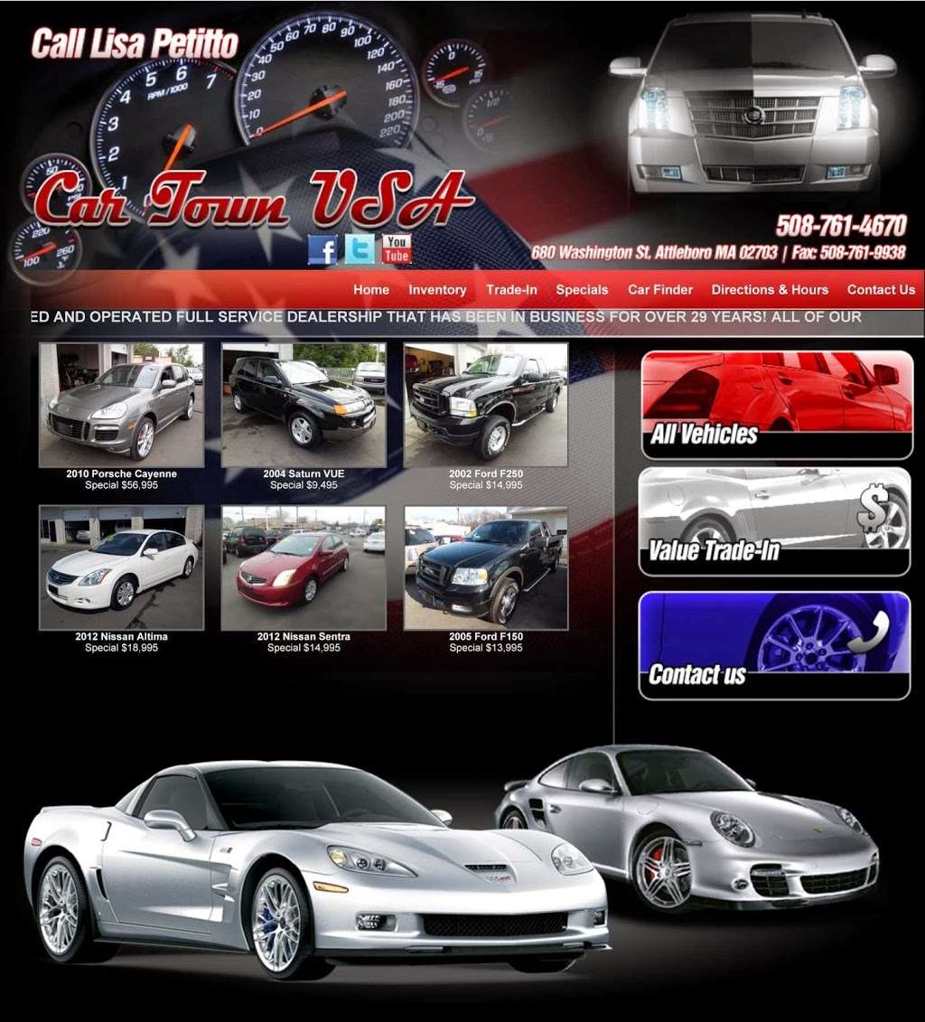 Car Town USA | 680 Washington St, Attleboro, MA 02703, USA | Phone: (508) 761-4670