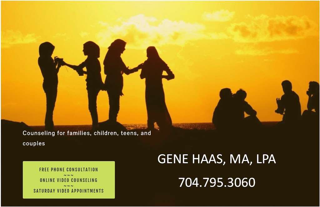 Gene Haas, MA, LPA | 170 Davidson Hwy #101, Concord, NC 28027, USA | Phone: (704) 795-3060