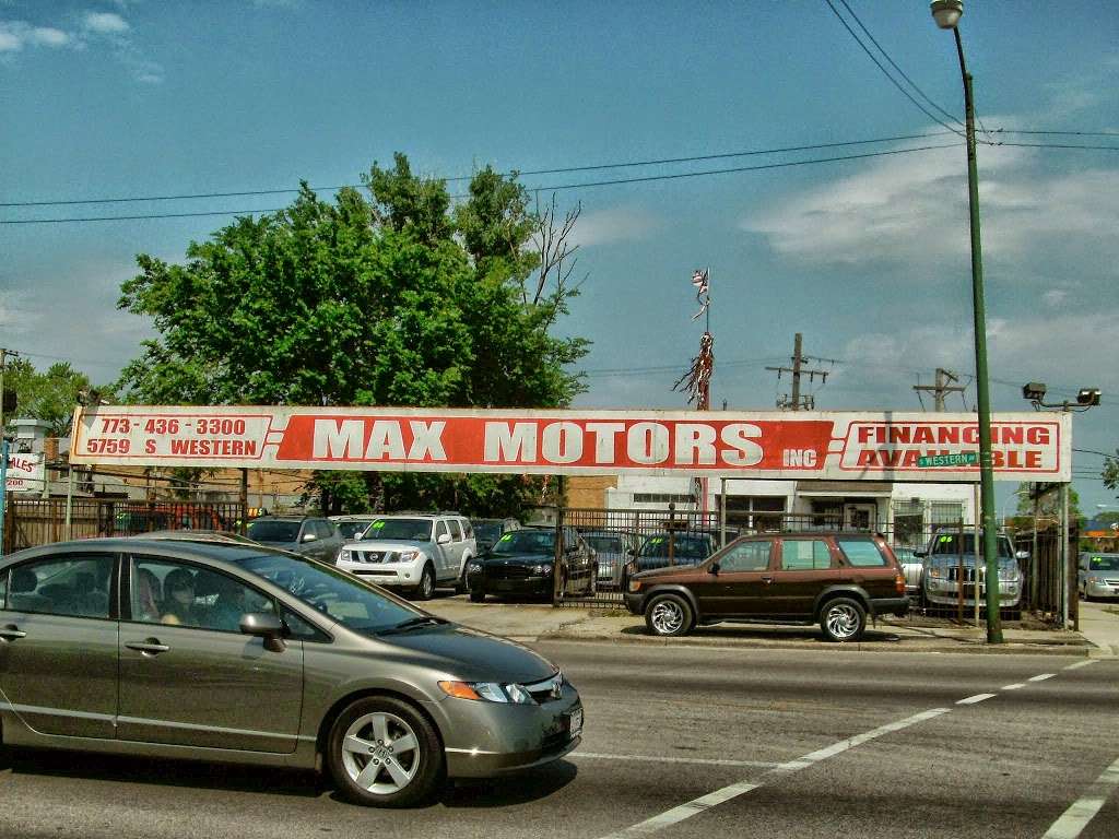 Max Motors Inc | 5759 S Western Ave, Chicago, IL 60636, USA | Phone: (773) 436-3300