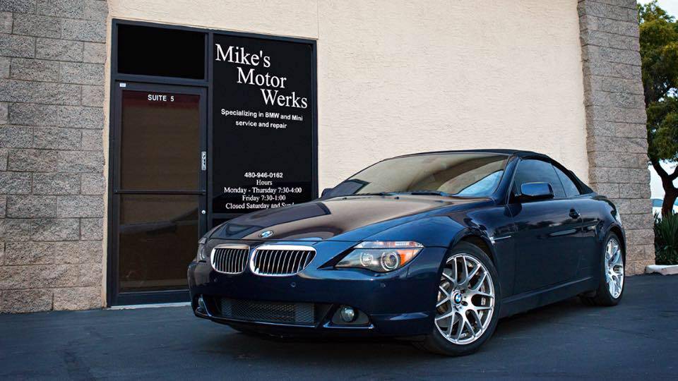 Mikes Motor Werks | 1900 N McClintock Dr UNIT 13, Tempe, AZ 85281, USA | Phone: (480) 946-0162