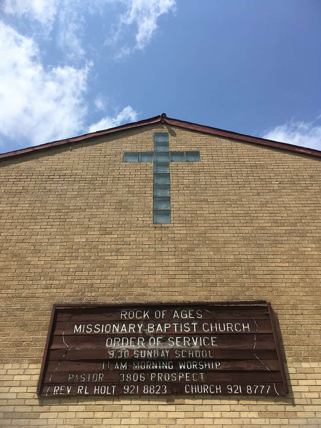 Rock of Ages Baptist Church | 3806 Prospect Ave, Kansas City, MO 64128, USA | Phone: (816) 921-8777