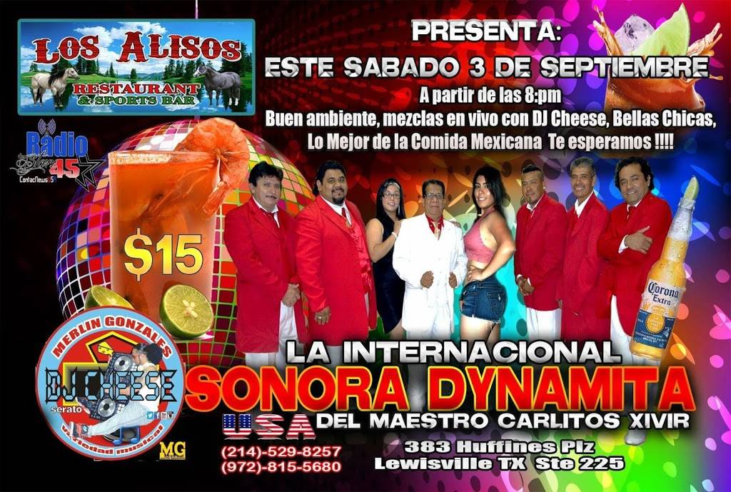 Los Alisos Restaurant and Sports Bar | 383 Huffines Blvd #255, Lewisville, TX 75057, USA | Phone: (214) 222-5864