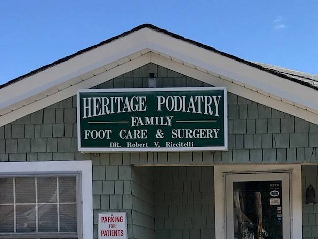 Heritage Podiatry, Inc. Robert V. Riccitelli, DPM | 5 Money Hill Rd, Chepachet, RI 02814, USA | Phone: (401) 567-9288