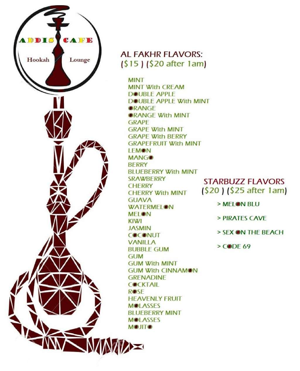 Addis Cafe & Hookah Lounge | 4441 Chestnut St, Philadelphia, PA 19104 | Phone: (215) 294-0926