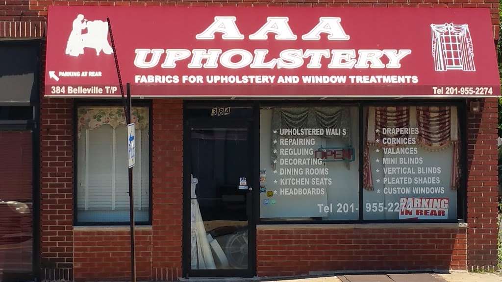 AAA Upholstery | 384 Belleville Turnpike, North Arlington, NJ 07031, USA | Phone: (201) 955-2274