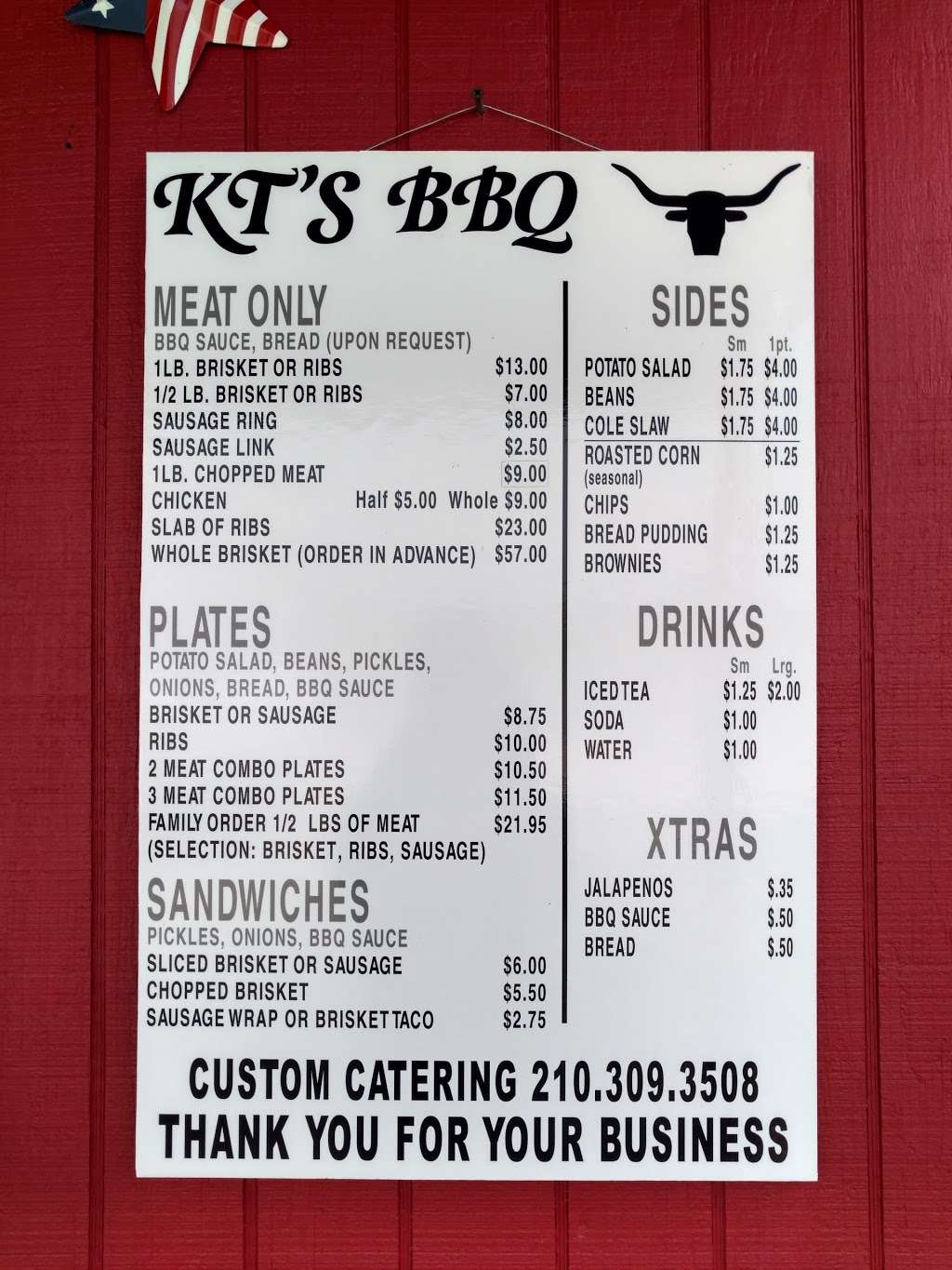 K.T.s BBQ | 9323 US-181, Floresville, TX 78114, USA | Phone: (210) 309-3508