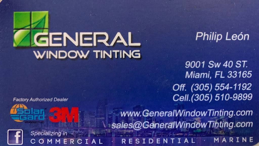 General Window Tinting | 9001 SW 40th St, Miami, FL 33165, USA | Phone: (305) 554-1192