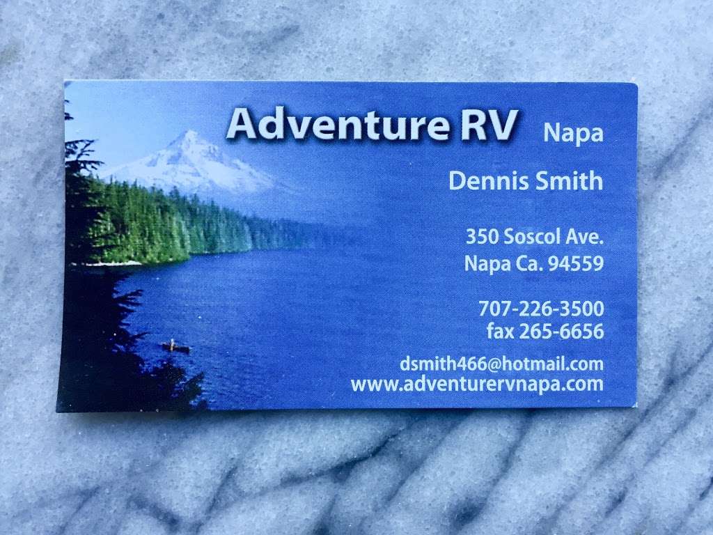 Adventure RV Napa | 350 Soscol Ave, Napa, CA 94559, USA | Phone: (707) 226-3500