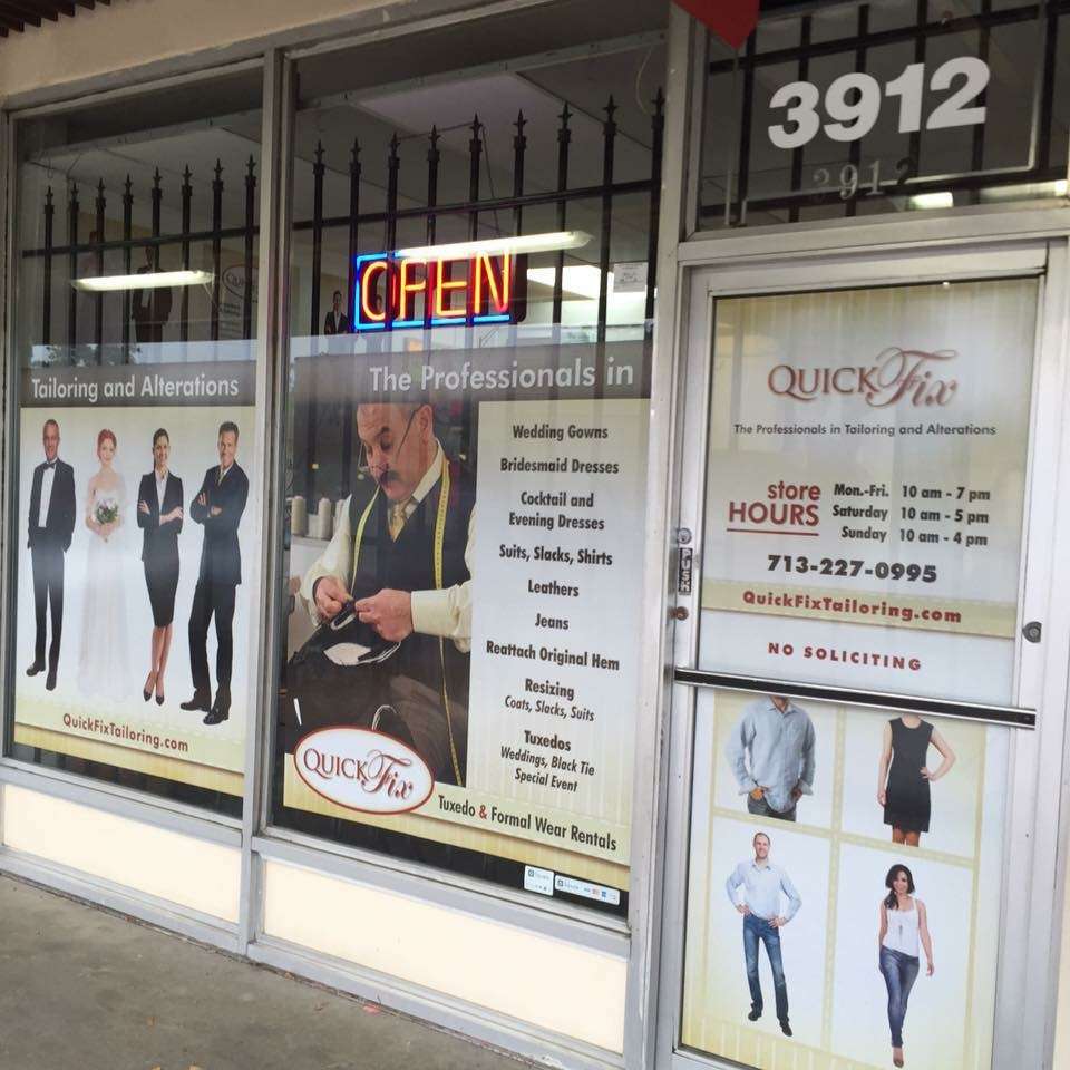 Quick Fix Alterations | 3912 N Shepherd Dr, Houston, TX 77018, USA | Phone: (713) 227-0995