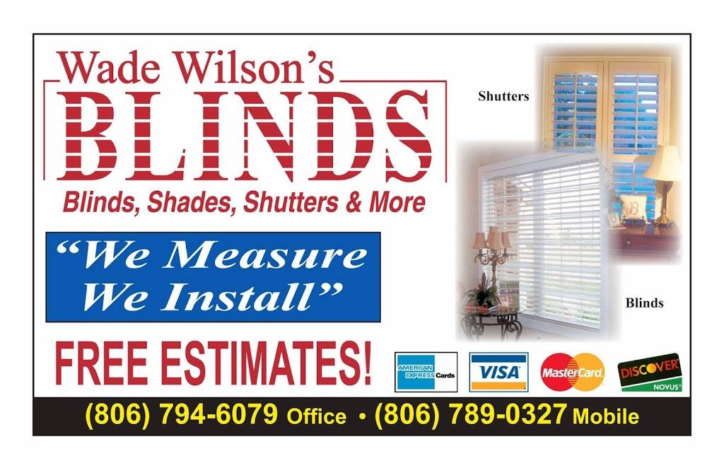 Wilson Blind & Shutter | 3923 96th St, Lubbock, TX 79423, USA | Phone: (806) 794-6079