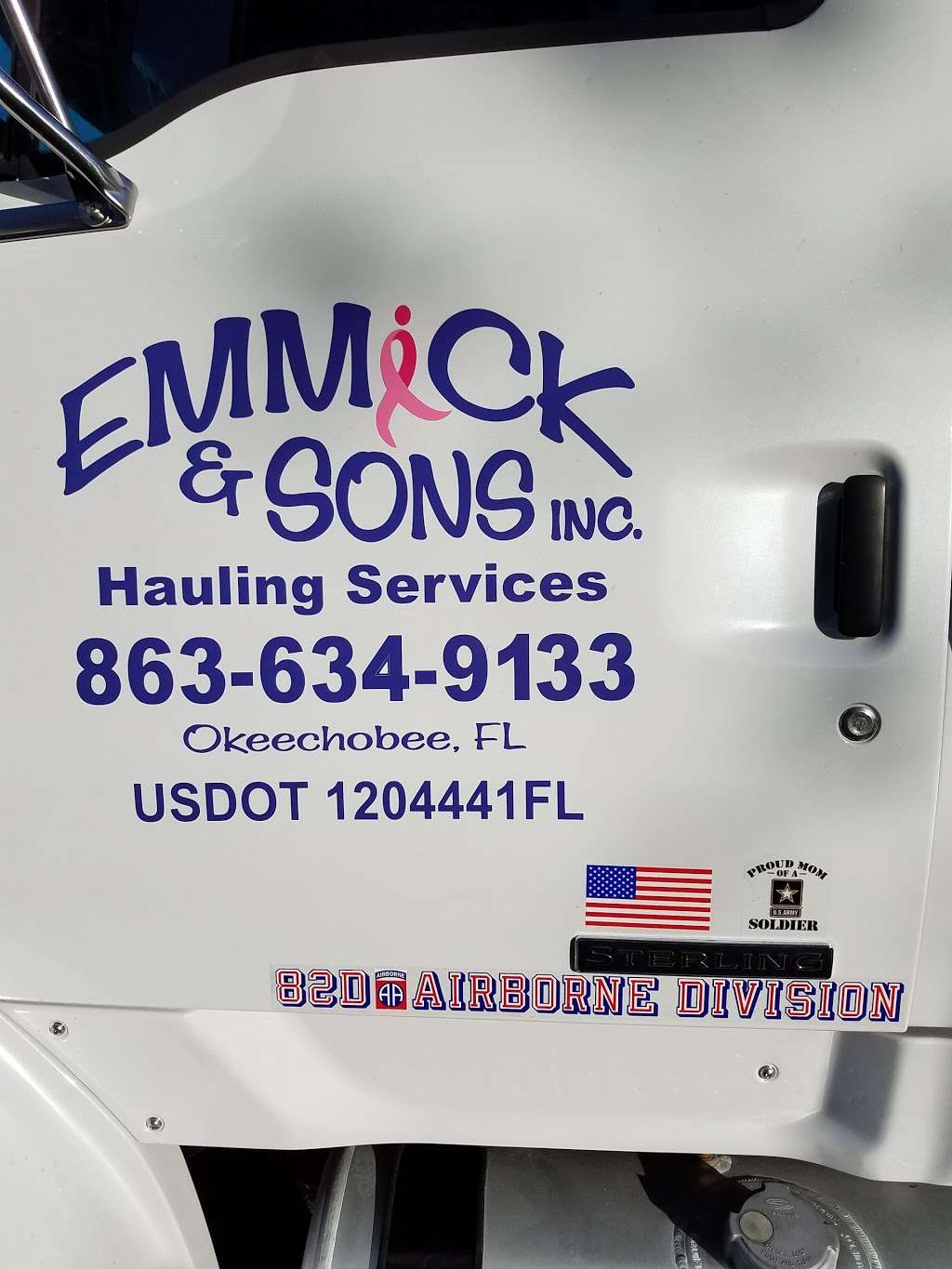 Emmick & Sons, Inc. | 12980 US-441, Okeechobee, FL 34974, USA | Phone: (863) 634-9133