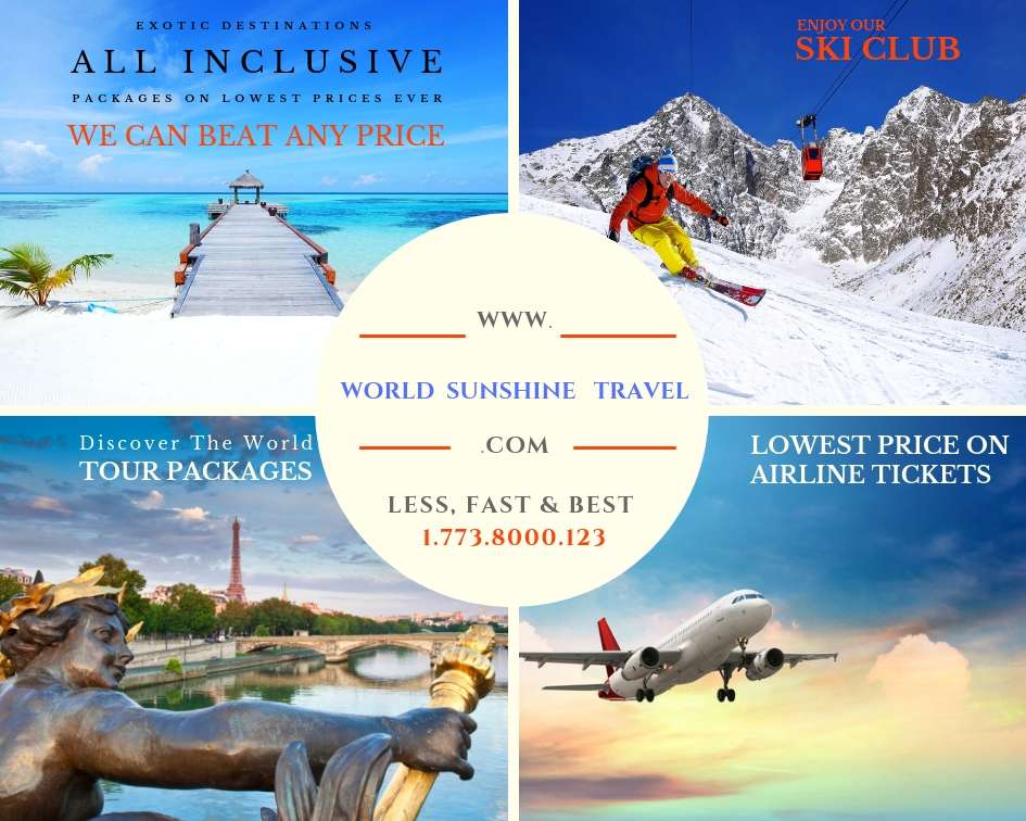 World Sunshine Travel Inc | 9031 W Church St, Des Plaines, IL 60016, USA | Phone: (773) 273-7144