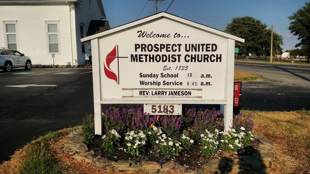 Prospect United Methodist Church | 5183 Vernon Rd, Harrington, DE 19952, USA | Phone: (302) 398-9415