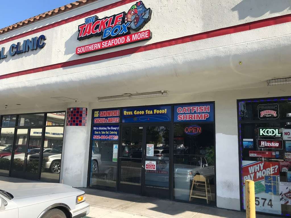 The Tackle Box Southern Seafood & More | 17620 Bellflower Blvd Unit B108, Bellflower, CA 90706, USA | Phone: (562) 804-0736