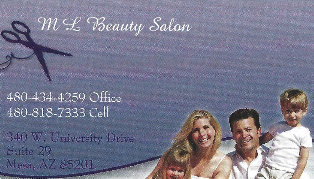 ML Beauty Salon | 340 W University Dr, Mesa, AZ 85201 | Phone: (480) 434-4259