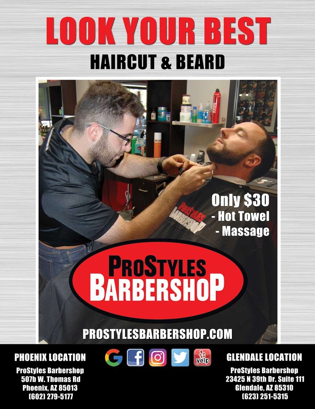 ProStyles Barbershop ???? | 23425 N 39th Dr #111, Glendale, AZ 85310, USA | Phone: (623) 251-5315