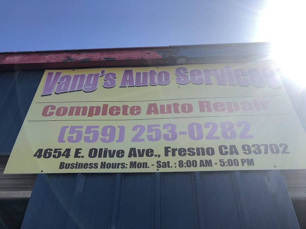 Vangs Auto Services | 4654 E Olive Ave, Fresno, CA 93702, USA | Phone: (559) 253-0282