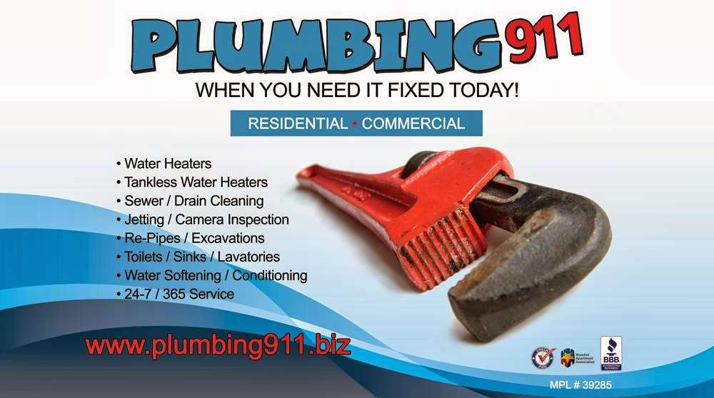 Plumbing 911 | 2900 Katy Hockley Cut Off Rd, Katy, TX 77493 | Phone: (281) 574-8911
