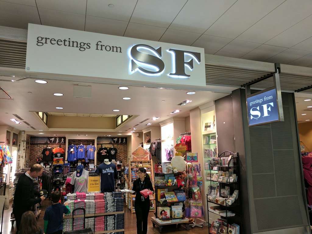 Greetings from San Francisco | Terminal 2, San Francisco International Airport, San Francisco, CA 94128, USA | Phone: (650) 821-9335