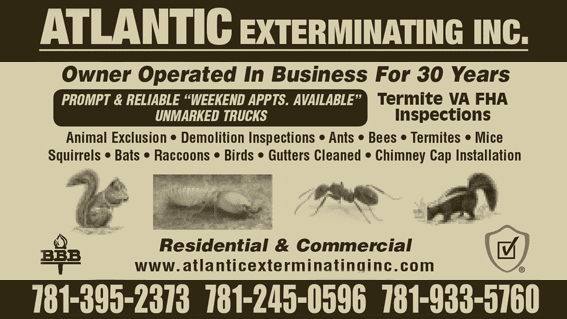 Atlantic Exterminating Inc. | 176 Fern Rd, Medford, MA 02155, USA | Phone: (781) 395-2373