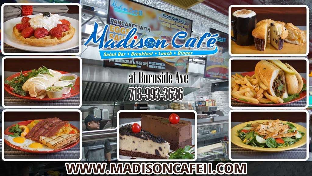 Madison Cafe | 126 E Burnside Ave, The Bronx, NY 10453, USA | Phone: (718) 993-3636