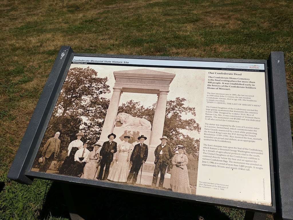 Confederate Memorial State Historic Site | 8158, 211 W 1st St, Higginsville, MO 64037, USA | Phone: (660) 584-2853