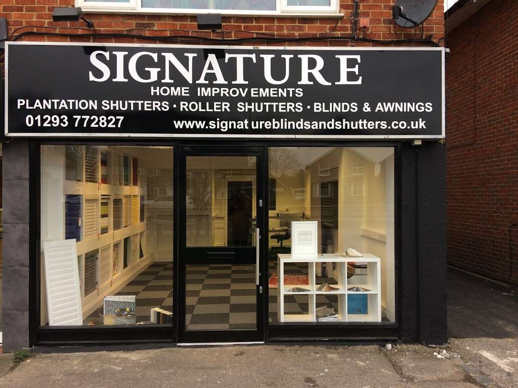 Signature Blinds and Shutters | 48 Brighton Rd, Salfords, Redhill RH1 5BX, UK | Phone: 01293 772827