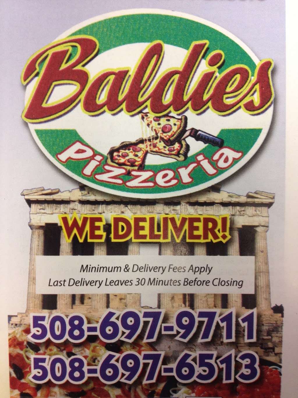 Baldies Pizzeria | 755 Bedford St, Bridgewater, MA 02324, USA | Phone: (508) 697-9711