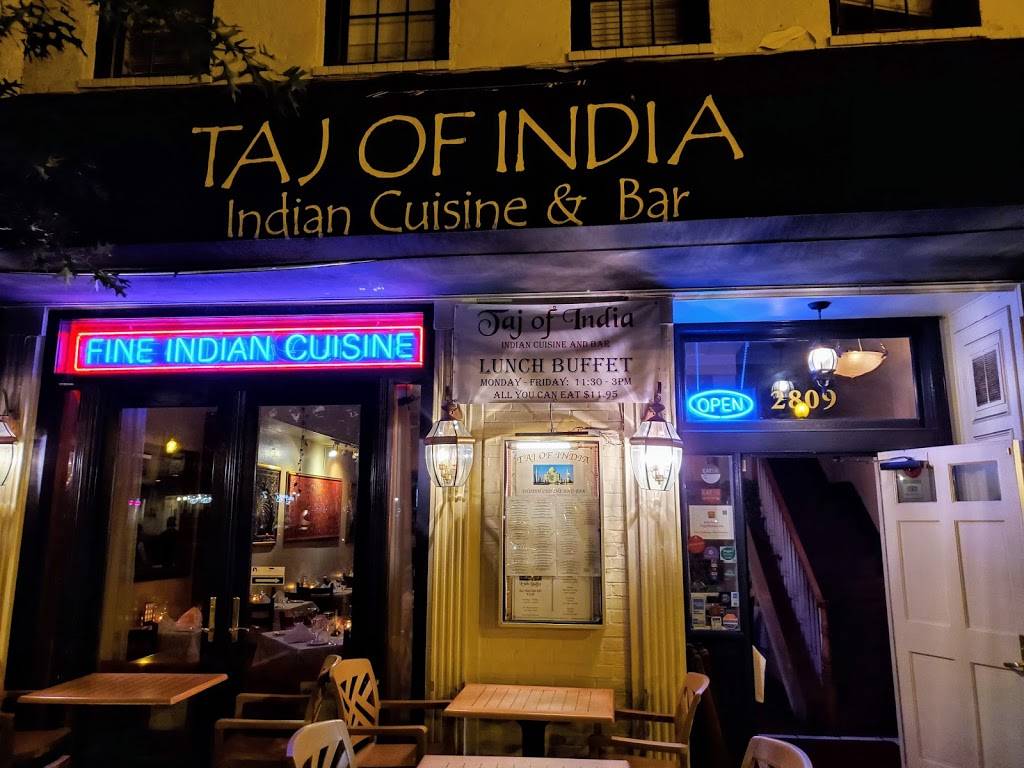 Taj of India Cuisine | 2809 M St NW, Washington, DC 20007, USA | Phone: (202) 965-4266