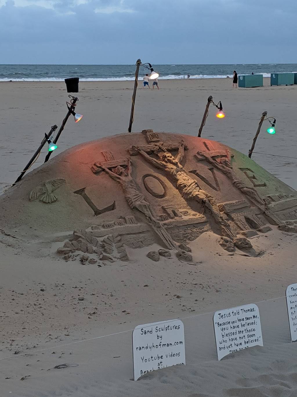 Sand sculptures | 109 N Boardwalk, Ocean City, MD 21842, USA