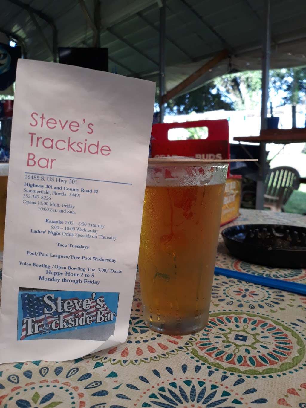 Steves Trackside Bar | 16485 S US-301, Summerfield, FL 34491, USA | Phone: (352) 347-8226