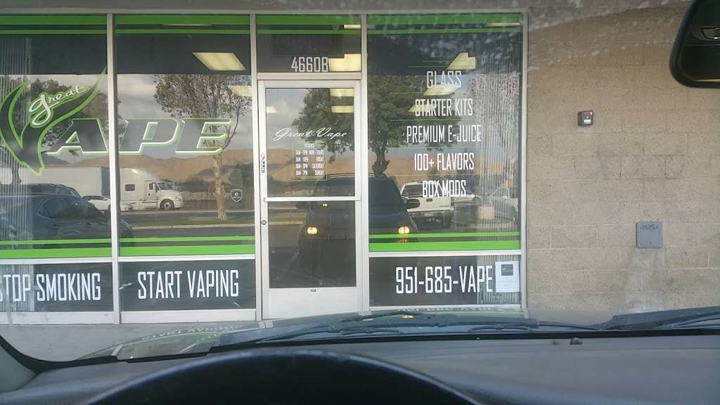 Great Vape | 4660 Galena St B, Riverside, CA 92509 | Phone: (951) 685-8273