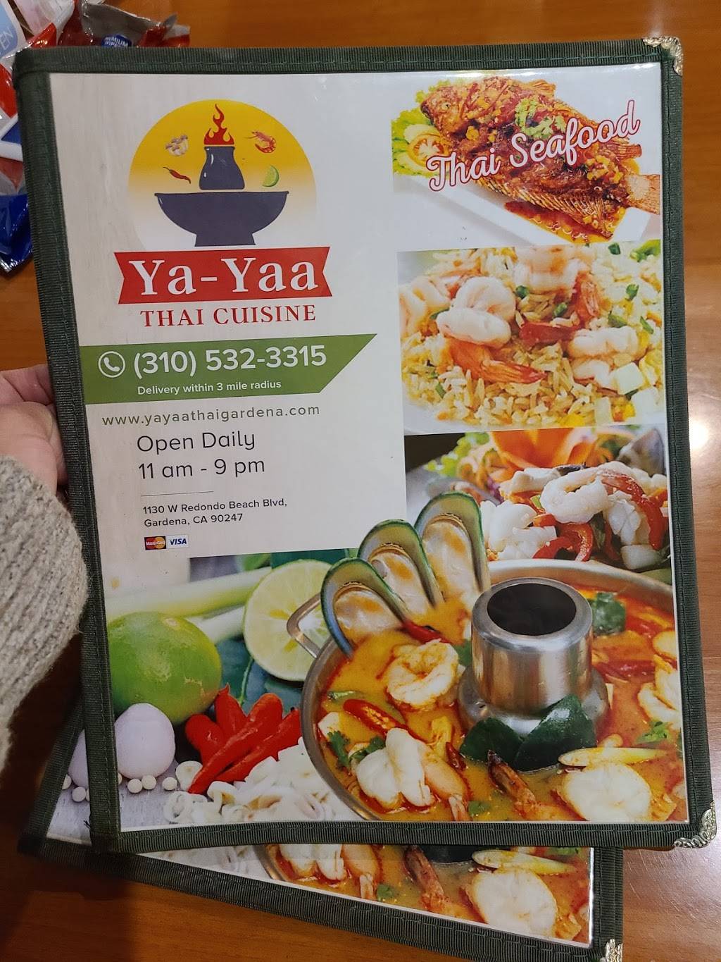 Ya Yaa Thai Cuisine | 1130 W Redondo Beach Blvd, Gardena, CA 90247, USA | Phone: (310) 532-3315