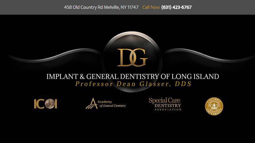 Dean Glasser, DDS | 458 Old Country Rd, Melville, NY 11747, USA | Phone: (631) 423-6767