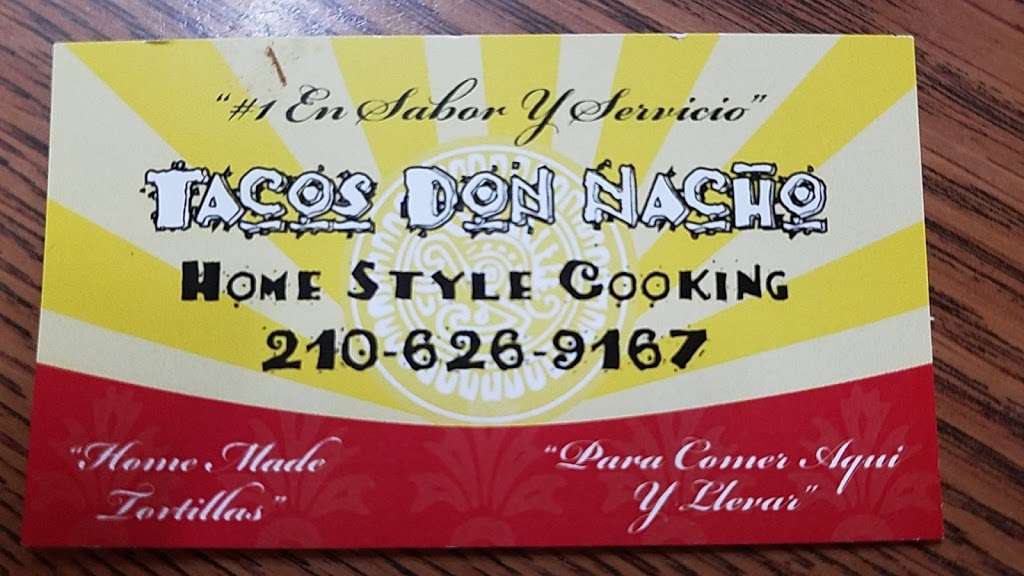 Tacos Don Nacho | 5261, 19902 Pleasanton Rd, San Antonio, TX 78221 | Phone: (210) 626-9167