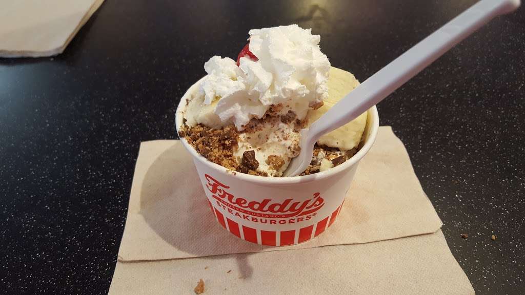 Freddys Frozen Custard & Steakburgers | 10520 Interstate 10 Service Rd, Baytown, TX 77523, USA | Phone: (281) 303-0033