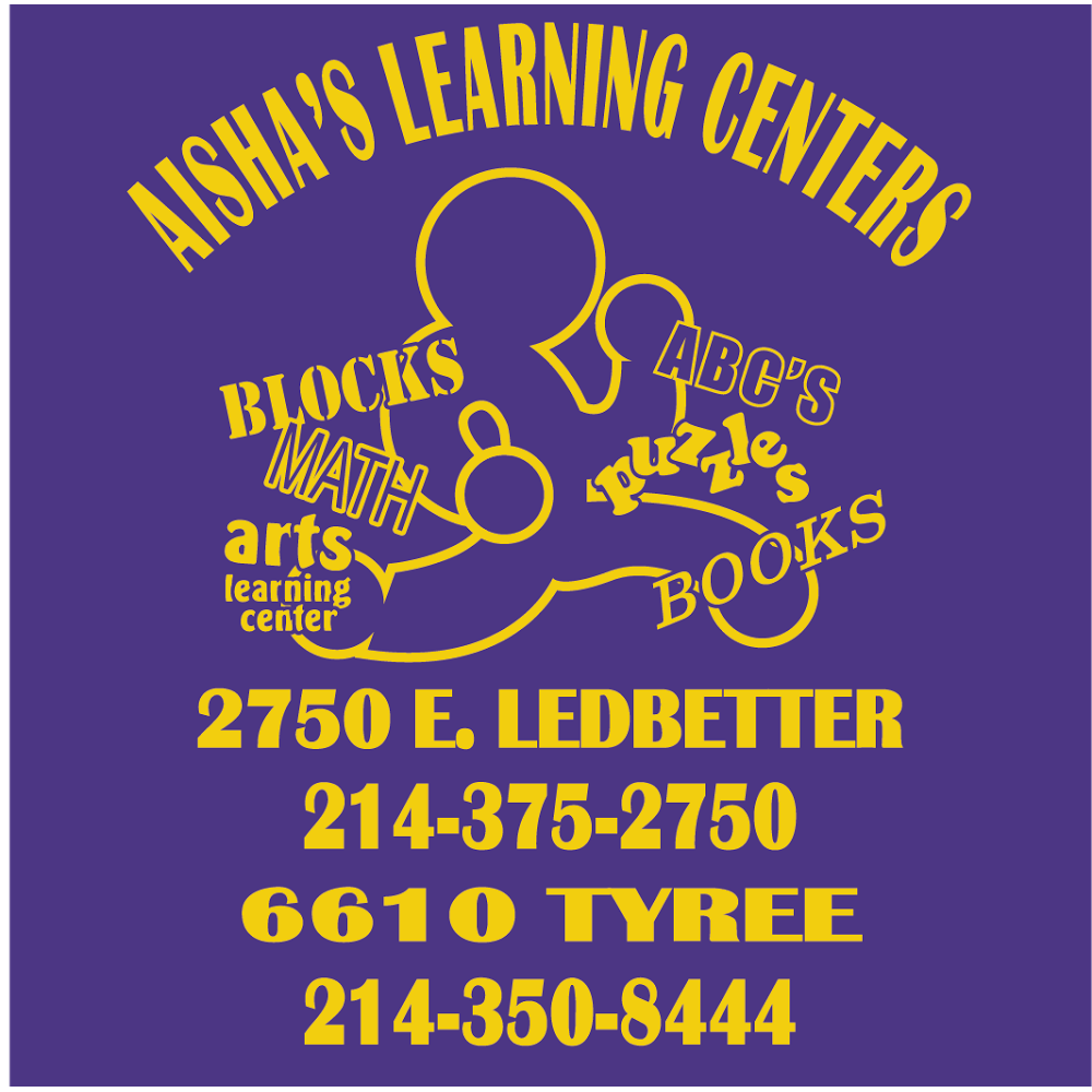 Aishas Learning Center | 6610 Tyree St, Dallas, TX 75209, USA | Phone: (214) 350-8444