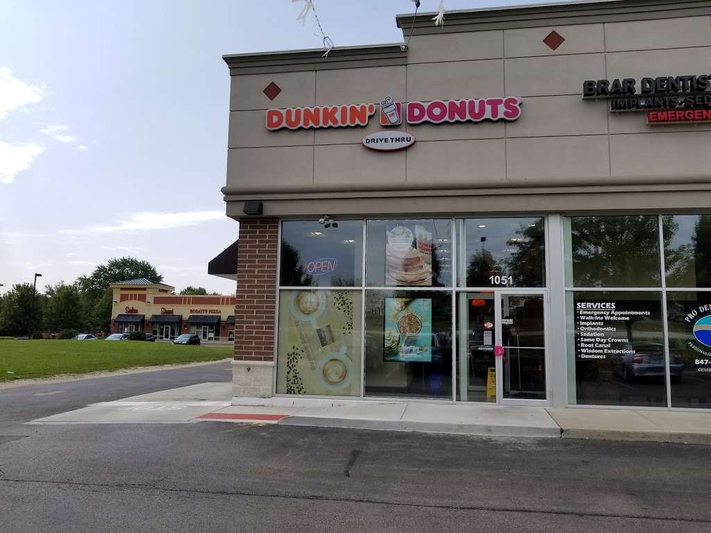 Dunkin Donuts | 1051 W Main St, Sleepy Hollow, IL 60118, USA