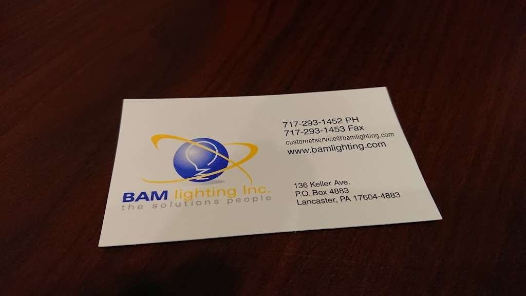 Bam Lighting Inc | 4068, 136 Keller Ave # 4, Lancaster, PA 17601, USA | Phone: (717) 293-1452