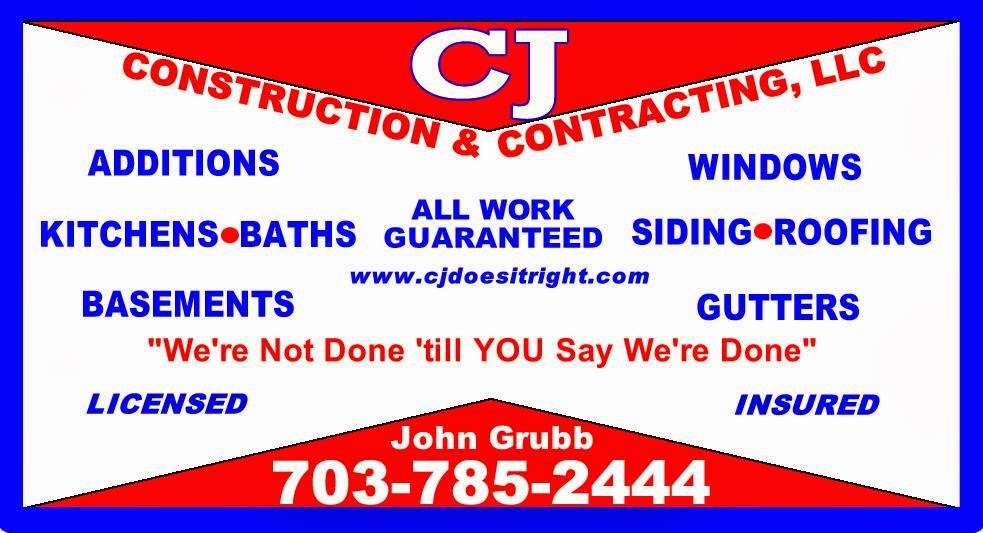 CJ Construction & Contracting LLC | 5429 Mapledale Plaza, Woodbridge, VA 22193 | Phone: (703) 785-2444